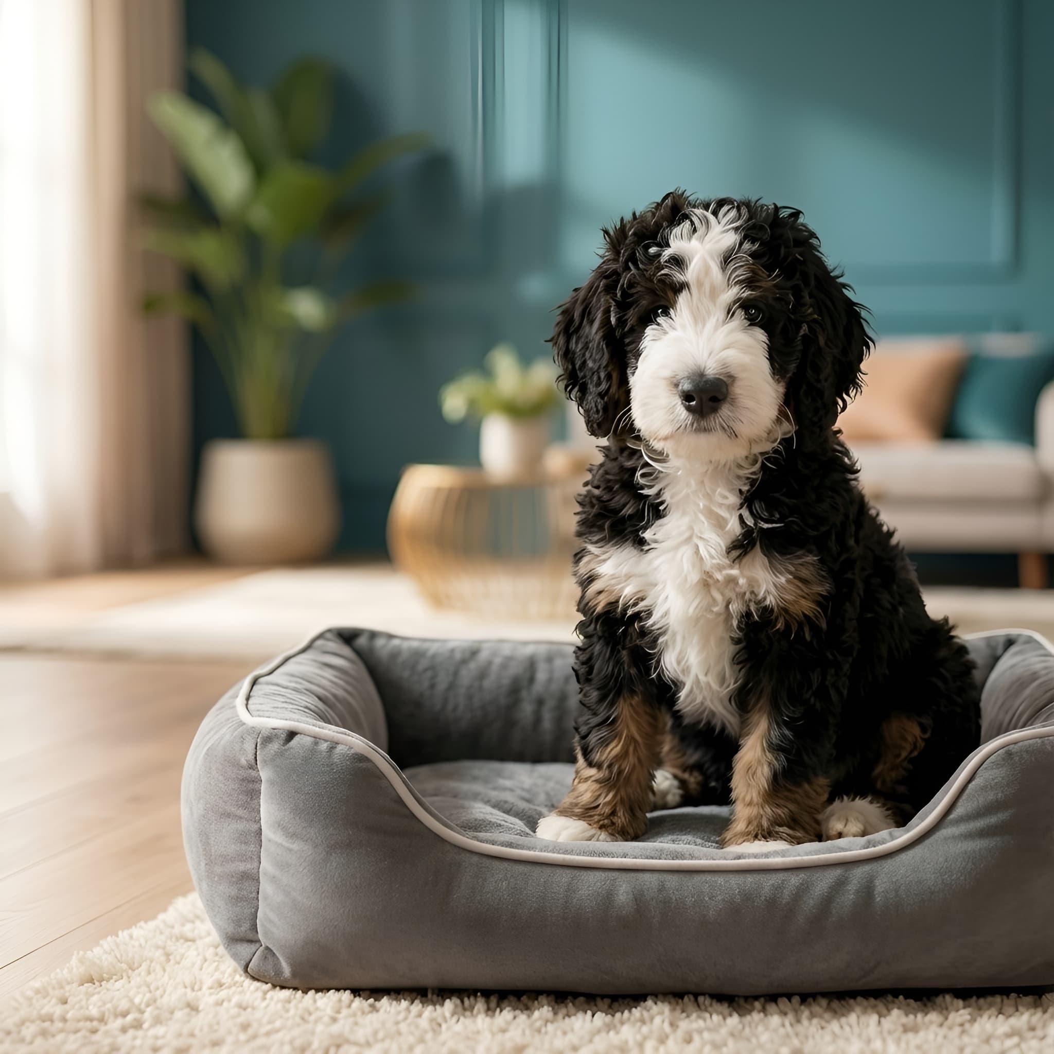 Bernedoodle puppy